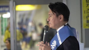 20260403　石山駅駅頭